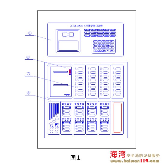 海灣JB-QB-GST200火災(zāi)報(bào)警控制器（聯(lián)動(dòng)型）面板說(shuō)